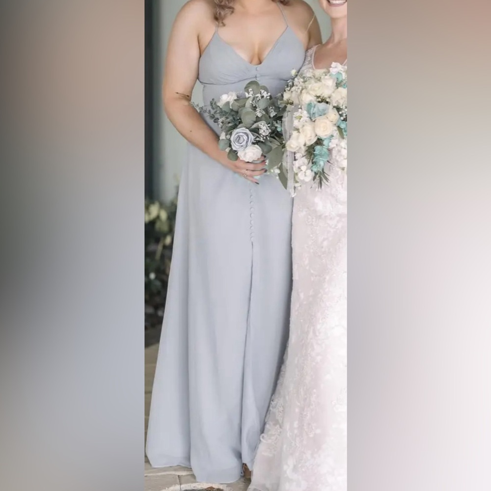 Dolphin Grey Azazie Dress